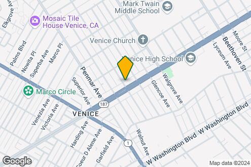 Imagen del Mapa de la Propiedad - 1401 Venice Blvd Venice