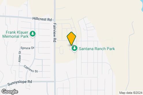 Map Image of the Property - The Apartments at Santana Ranch