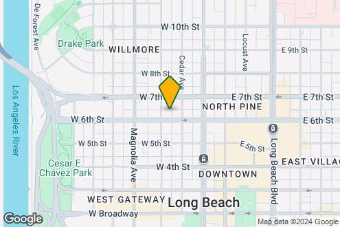 Map Image of the Property - 327 W 6th St