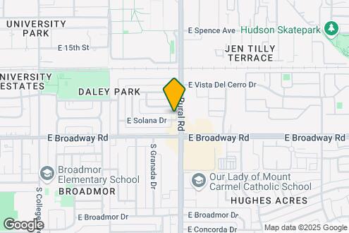 Map Image of the Property - 730 E Solana Dr