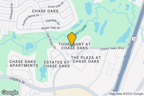 Imagen del Mapa de la Propiedad - Thornbury at Chase Oaks