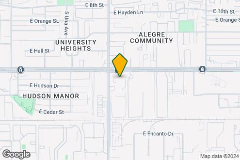 Map Image of the Property - 1811 E Apache Blvd