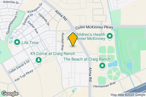 Map Image of the Property - Mera Craig Ranch 55+ Active Adult