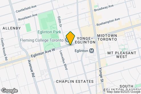 Map Image of the Property - 115 Eglinton Ave W