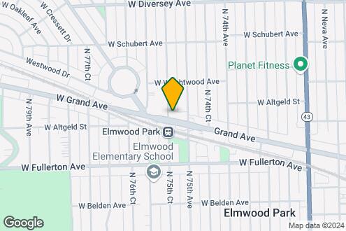 Map Image of the Property - 7520 W Grand Ave