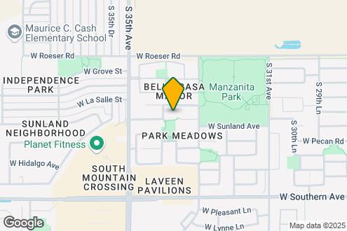 Map Image of the Property - 3334 W Sunland Ave