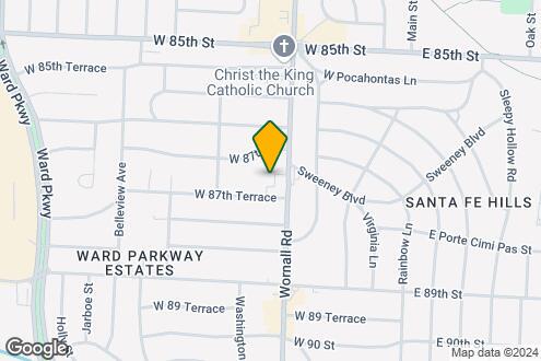 Map Image of the Property - Wornall Place Apartments & Townhomes