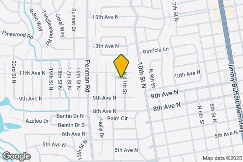 Map Image of the Property - 1110 11th St N