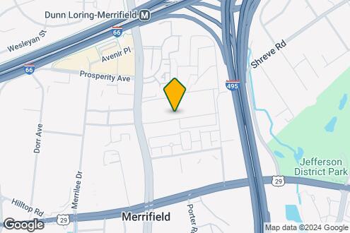 Imagen del Mapa de la Propiedad - Merrifield at Dunn Loring Station Apartments