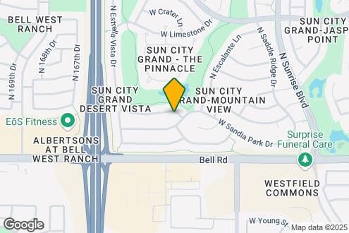 Map Image of the Property - 16385 W Monteverde Ln