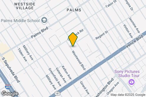 Map Image of the Property - Lido Apartments - 3648 Westwood Blvd