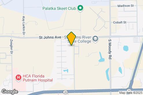 Map Image of the Property - Palatka Oaks Apartments