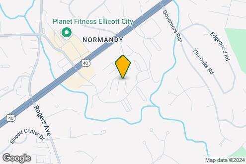 Map Image of the Property - Renaissance Hills at Ellicott City