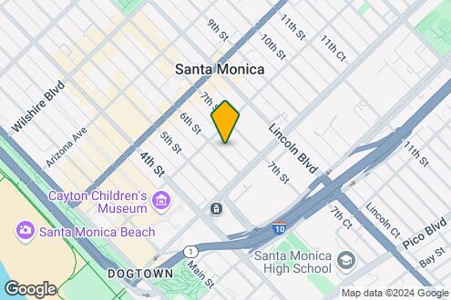 Map Image of the Property - Living at Santa Monica