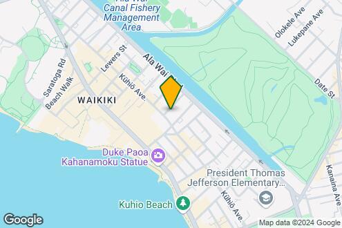 Map Image of the Property - Lilia Waikiki