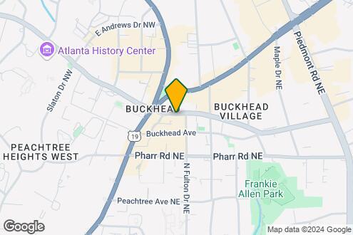 Map Image of the Property - The Residence Buckhead Atlanta