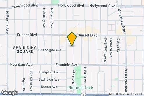 Map Image of the Property - West Hollywood Vista Apartments