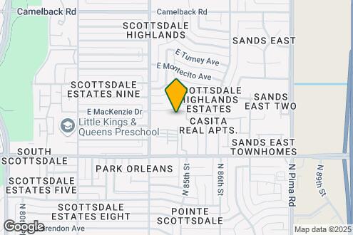 Map Image of the Property - Orange Tree Villa Apartments