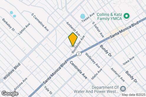 Map Image of the Property - 1352 S Carmelina Ave