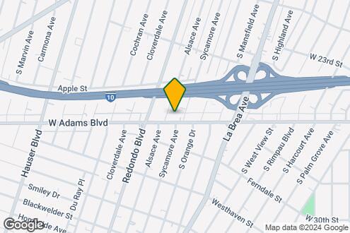 Map Image of the Property - E on Adams