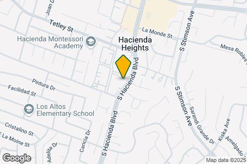 Imagen del Mapa de la Propiedad - Hills at Hacienda Heights