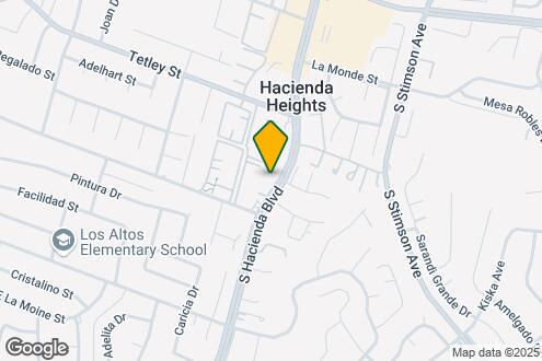 Map Image of the Property - Hills at Hacienda Heights