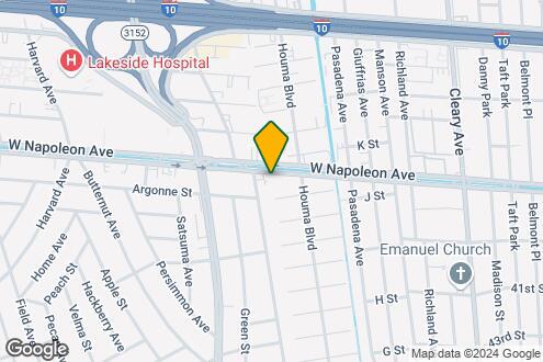 Map Image of the Property - 4320 W Napoleon Ave