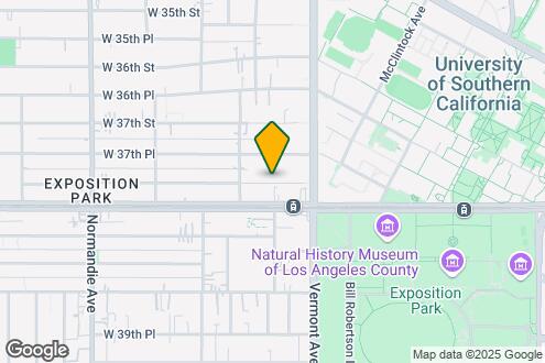 Imagen del Mapa de la Propiedad - 1151 W 37th Dr- Housing near USC