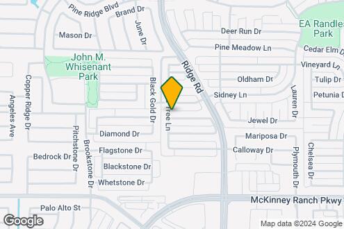 Map Image of the Property - 6408 Oakmont Dr