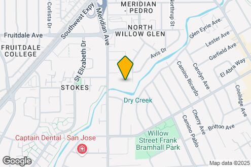 Map Image of the Property - Willow Glen Apartments