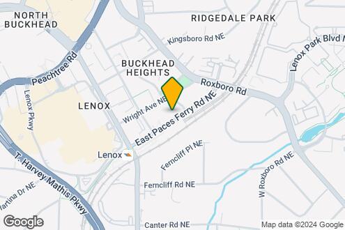 Map Image of the Property - 960 East Paces Ferry Rd NE