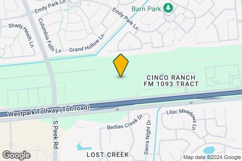 Map Image of the Property - Cyan Cinco Ranch Apartments