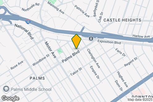 Imagen del Mapa de la Propiedad - Lido Apartments - 3460 Jasmine Avenue