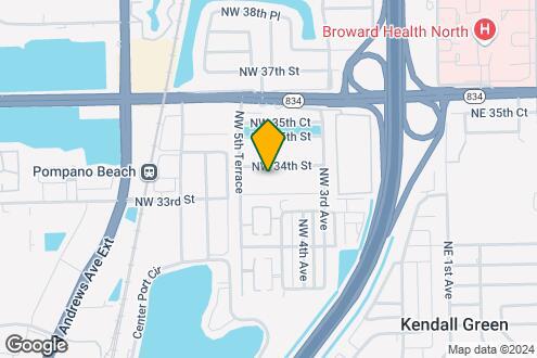 Map Image of the Property - Pompano Palms Apartments