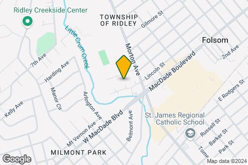 Map Image of the Property - Ridley Brook Apartments