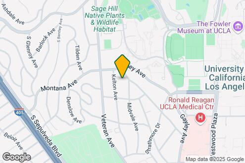 Map Image of the Property - 433 Midvale - Student Housing at UCLA