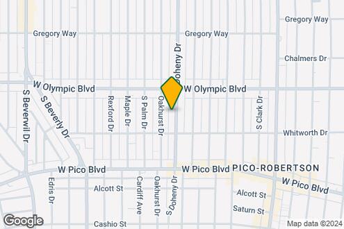 Map Image of the Property - 435 S Doheny Dr