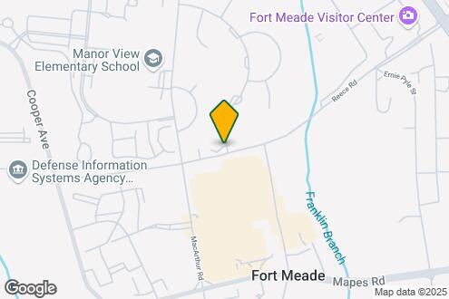 Imagen del Mapa de la Propiedad - Fort Meade On-Post Housing