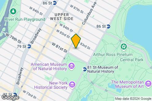 Imagen del Mapa de la Propiedad - 64 W 82nd St