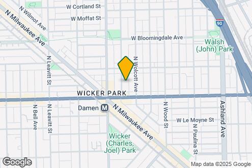 Map Image of the Property - 1627 N Winchester Ave