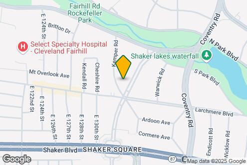 Map Image of the Property - Shaker Lake Apartments & North Moreland Co...