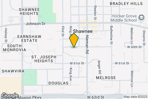 Map Image of the Property - Shawnee Apartments