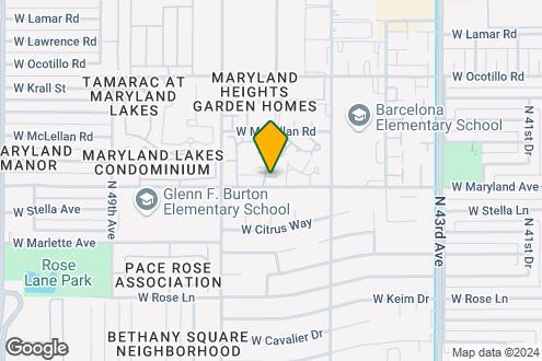 Imagen del Mapa de la Propiedad - Maryland Terrace Apartments