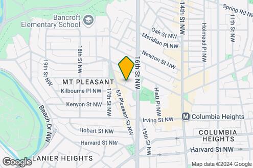 Map Image of the Property - 1627 Lamont St NW