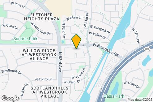 Map Image of the Property - Sonoma Ridge Apartments