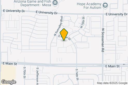 Map Image of the Property - Aztec Springs Apartments