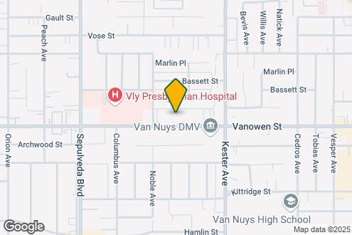 Map Image of the Property - 15025 Vanowen Street