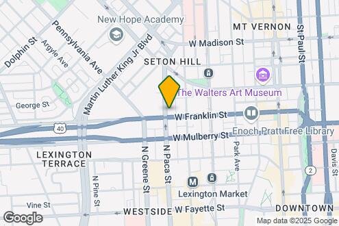 Map Image of the Property - 422 W Franklin St