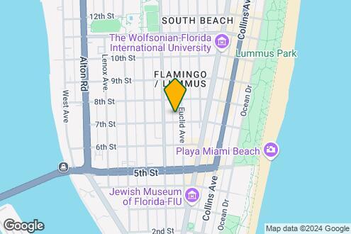 Map Image of the Property - Helios Apartments Miami Beach