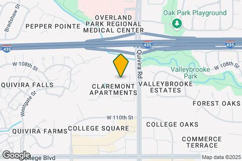 Map Image of the Property - The Claremont Apartment Homes